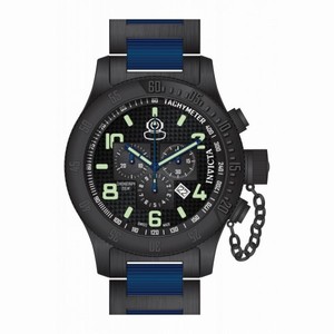 Invicta Russian Diver Chronograph Black Dial Two-tone Men's Watch 15479
