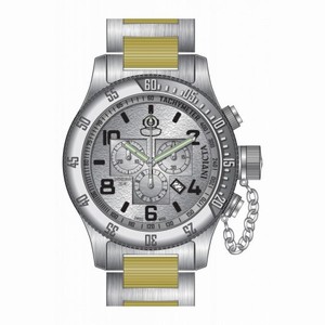 Invicta Russian Diver Chronograph Silver Dial Two-tone Men's Watch 15472