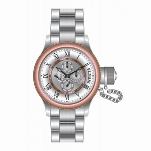 Invicta Russian Diver Multi-Function Silver and Rose Dial Stainless Steel Men's Watch 15933