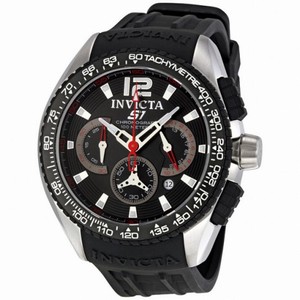 Invicta S1 Racing Chronograph Black Dial Stainless Steel Men's Watch 1453