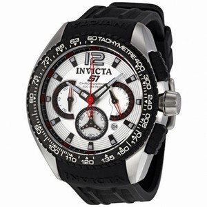 Invicta S1 Racing Chronograph Silver Dial Stainless Steel Men's Watch 1454