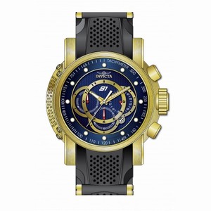 Invicta S1 Rally Blue Dial Gold-plated Stainless Steel Men's Watch 19328