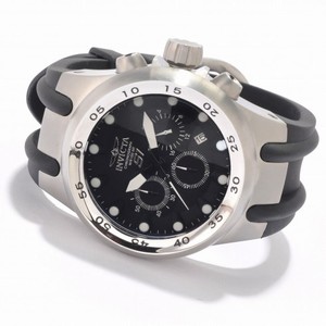 Invicta S1 Rally Chronograph Black Dial Black Rubber Men's Watch 1506