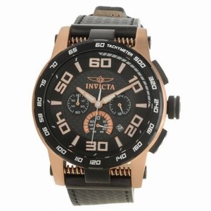 Invicta S1 Rally Chronograph Black Dial Black Silicone Men's Watch 15904