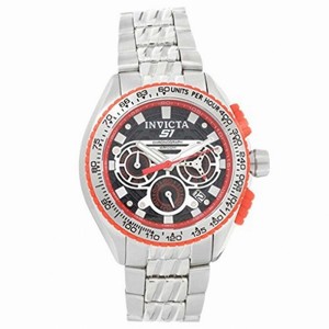 Invicta S1 Rally Chronograph Black Dial Stainlerss Steel Men's Watch 18927