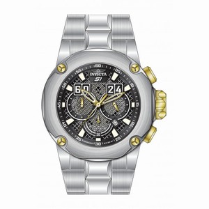 Invicta S1 Rally Chronograph Black Dial Stainless Steel Men's Watch 19429