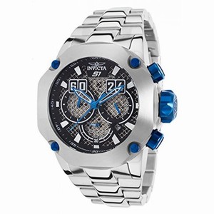 Invicta S1 Rally Chronograph Black Dial Stainless Steel Men's Watch 19430