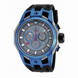Invicta S1 Rally Chronograph Grey Dial Black Polyurethane Men's Watch 16814