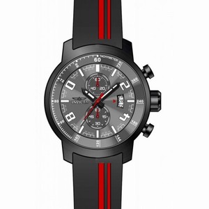 Invicta S1 Rally Chronograph Grey Dial Black Silicone Men's Watch 20218
