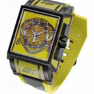 Invicta S1 Rally Chronograph Yellow Dial Stainless Steel Men's Watch 11695
