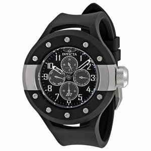 Invicta S1 Rally Multi-Function Black Dial Black Rubber Men's Watch 17384