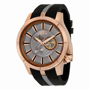 Invicta S1 Rally Multi-Function Grey Dial Black Polyurethane Men's Watch 20334