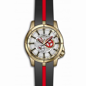 Invicta S1 Rally Multi-Function Silver Dial Black and Red Polyurethane Men's Watch 20333