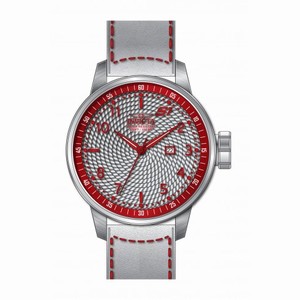 Invicta S1 Rally Silver Dial White Leather Men's Watch 19612