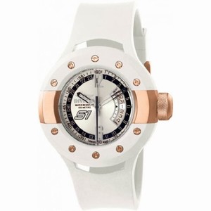 Invicta S1 Rally Silver Dial White Rubber Men's Watch 11980