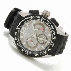 Invicta S1 Touring Chronograph Grey Dial Black Polyurethane Men's Watch 1850