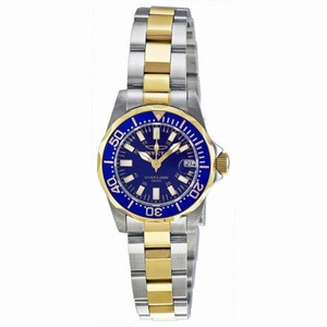 Invicta Sapphire Diver Blue Dial Two-Tone Ladies Watch 7064