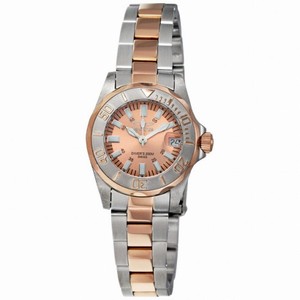 Invicta Sapphire Lady Diver Rose Gold-Tone Dial Two-Tone Ladies Watch 7067