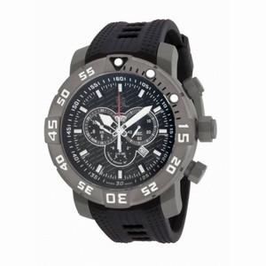 Invicta Sea Base Chronograph Black Dial Black Polyurethane Men's Watch 14280