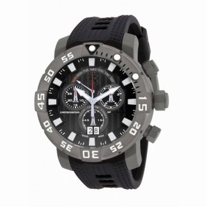 Invicta Sea Base Chronograph Black Dial Black Polyurethane Men's Watch14244