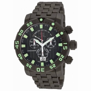 Invicta Sea Base Chronograph Black Dial Black Titanium Men's Watch 14251