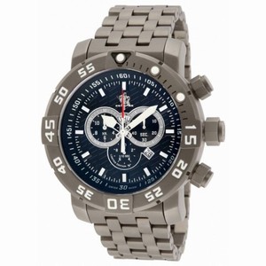 Invicta Sea Base Chronograph Black Dial Gunmetal Ion-plated Men's Watch 14281