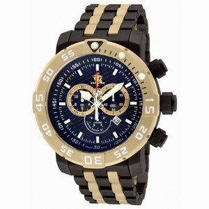 Invicta Sea Base Chronograph Black Dial Two-tone (Black and Gold-plated) Men's Watch 14287
