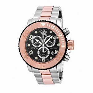 Invicta Sea Base Chronograph Black Dial Two-tone Men's Watch 17992