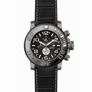 Invicta Sea Hunter Chronograph Black Dial Gunmetal PVD Men's Watch 10695