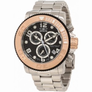 Invicta Sea Hunter Chronograph Black Dial Stainless Steel Men's Watch 12533