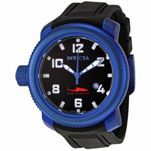 Invicta Sea Hunter Diver Swiss Quartz Blue Bezel Men's Watch 1548
