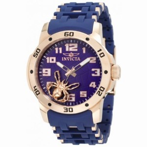 Invicta Sea Spider Blue Dial Blue Rubber Men's Watch 10299