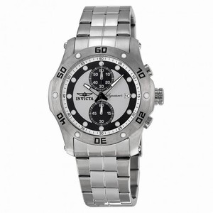 Invicta Signature II Chronograph Black and Silver Dial Stainless Steel Men's Watch 7382