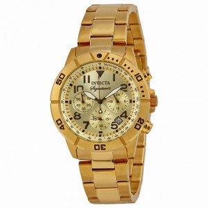 Invicta Signature II Chronograph Gold-tone Stainless Steel Men's Watch 7471