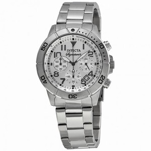 Invicta Signature II Chronograph Tachymeter Silver Dial Men's Watch 7350