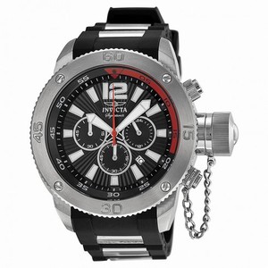 Invicta Signature II Russian Diver Black Dial Chronograph Men's Watch 7422