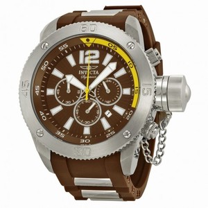 Invicta Signature II Russian Diver Brown Dial Chronograph Men's Watch 7426