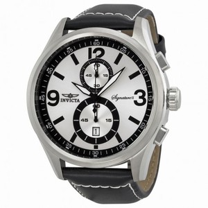 Invicta Signature II Silver Dial Elegant Chronograph Men's Watch 7414