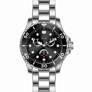 Invicta Signature Lupah Baby Multi-Function Black Dial Stainless Steel Men's Watch 7024
