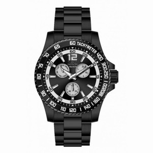 Invicta Signature Pro Diver Multi-Function Black Dial Black Ion-plated Men's Watch 7012