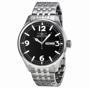 Invicta Specialty Black Dial Stainless Steel Men's Watch 0371