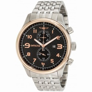 Invicta Specialty Black Dial Two-tone Stainless Steel Men's Watch 10289