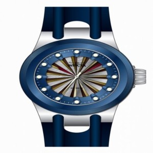Invicta Specialty Blue Dial Blue Rubber Men's Watch 15866