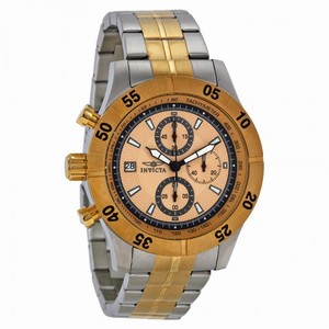Invicta Specialty Champagne Dial Two Tone Steel Chronograph Men's Watch 11275
