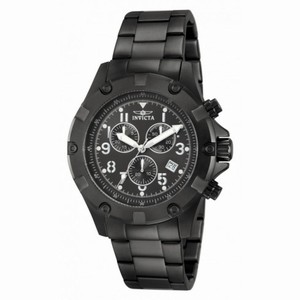 Invicta Specialty Chronograph Black Dial Black Ion-plated Men's Watch 13623