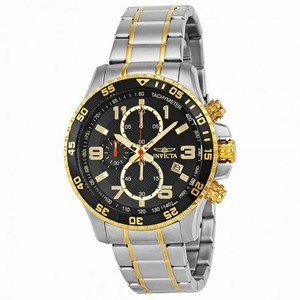 Invicta Specialty Chronograph Black Dial Stainless Steel Men's Watch 14876
