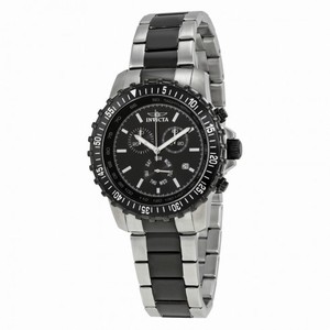 Invicta Specialty Chronograph Black Dial Two-tone Men's Watch 17068