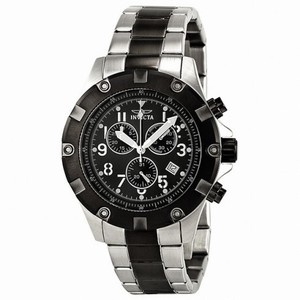 Invicta Specialty Chronograph Black Dial Two-Tone Bracelet Men's Watch 13618