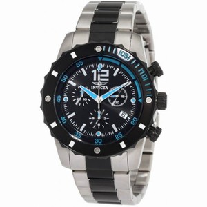 Invicta Specialty Chronograph Black Dial Two-tone Men's Watch 1247