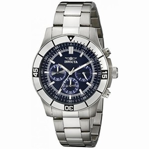 Invicta Specialty Chronograph Blue Dial Stainless Steel Men's Watch 12840